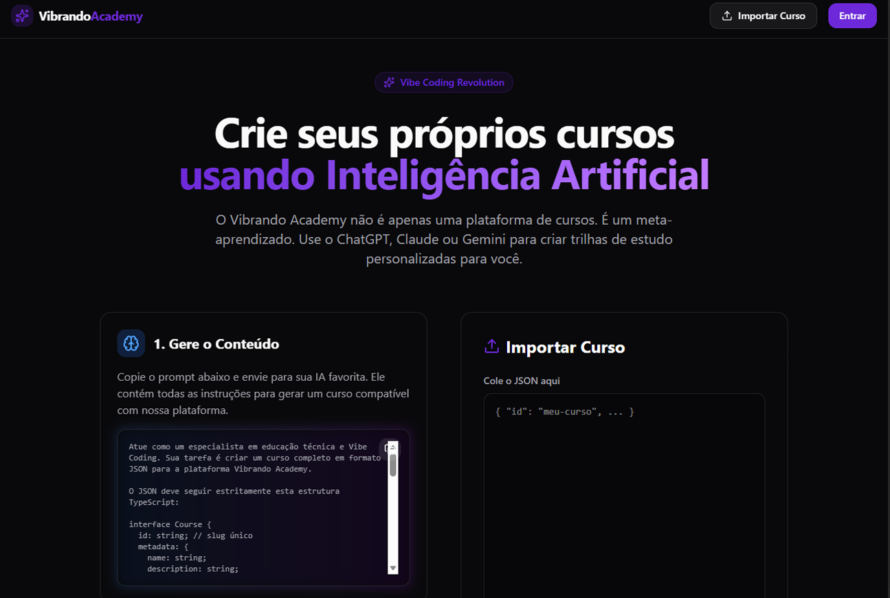 Vibrando Academy - Desafio